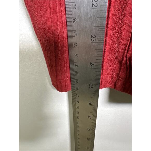 Sundance Tank Camisole Women's S Red Berry Lace Crochet Ribbed Babydoll Boho - Picture 6 of 7